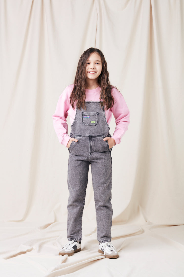 Salopette Fille Denim Gris - Gobi